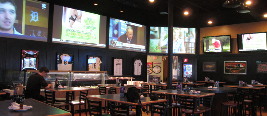 Commercial TV Installation at Local Sports Bar in Grand Rapids Michigan
