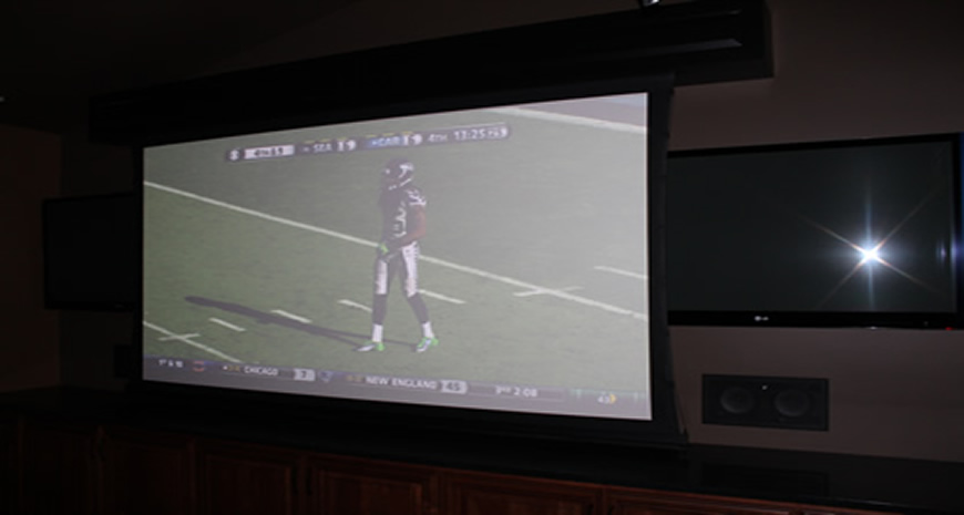 Projector in Home Installed