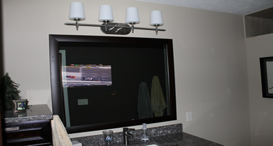 TV Mounted in Home